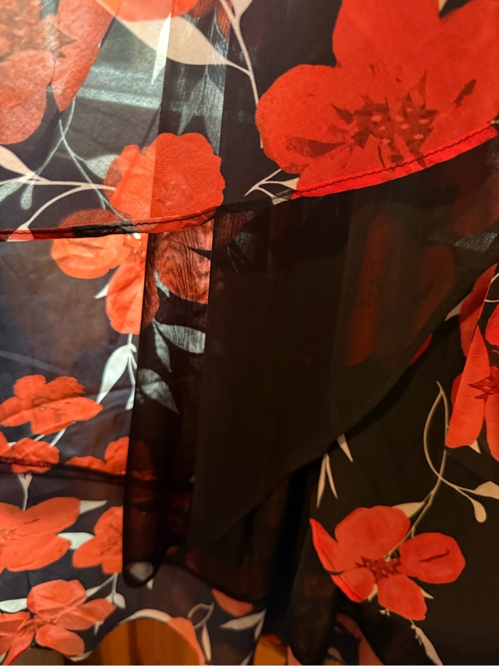 Joseph Robkoff flutter sleeve wrap dress - size 16 - Picture 6 of 8